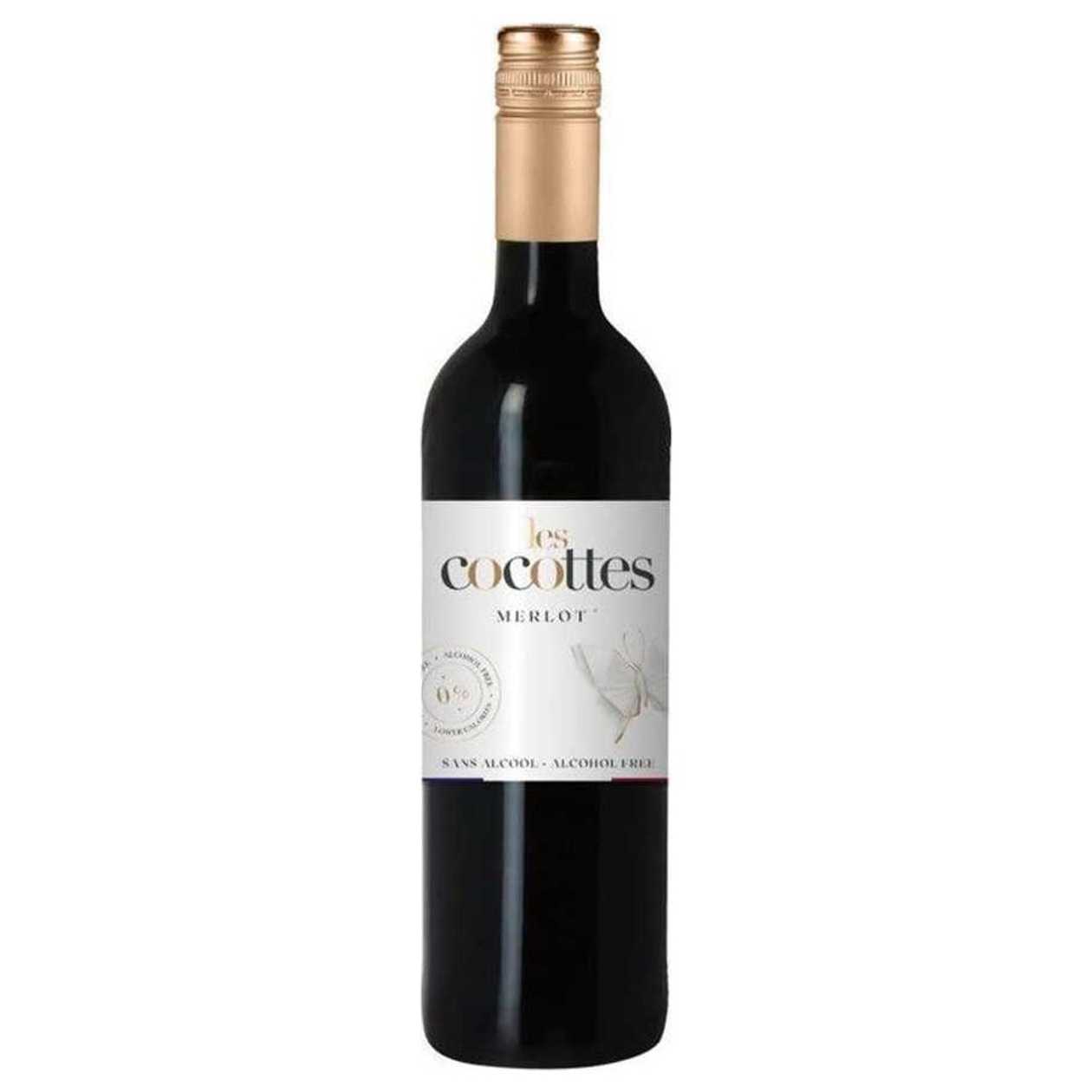WINO LES COCOTTES MERLOT 0% FRANCJA 0,75L HOMO FABER