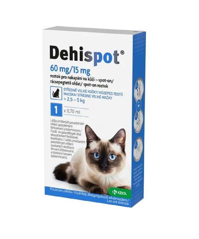 Dehispot 60mg/15mg spot-on 1x0.70ml