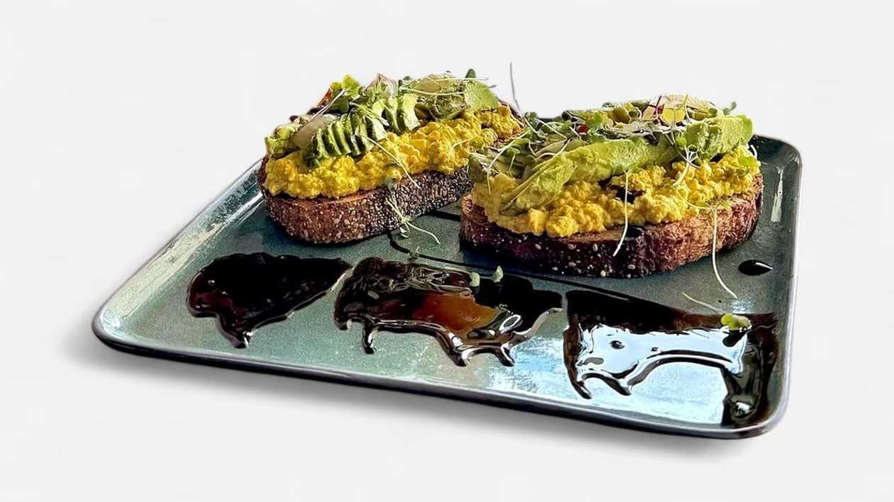 Scrambled Tofu Avocado Toast