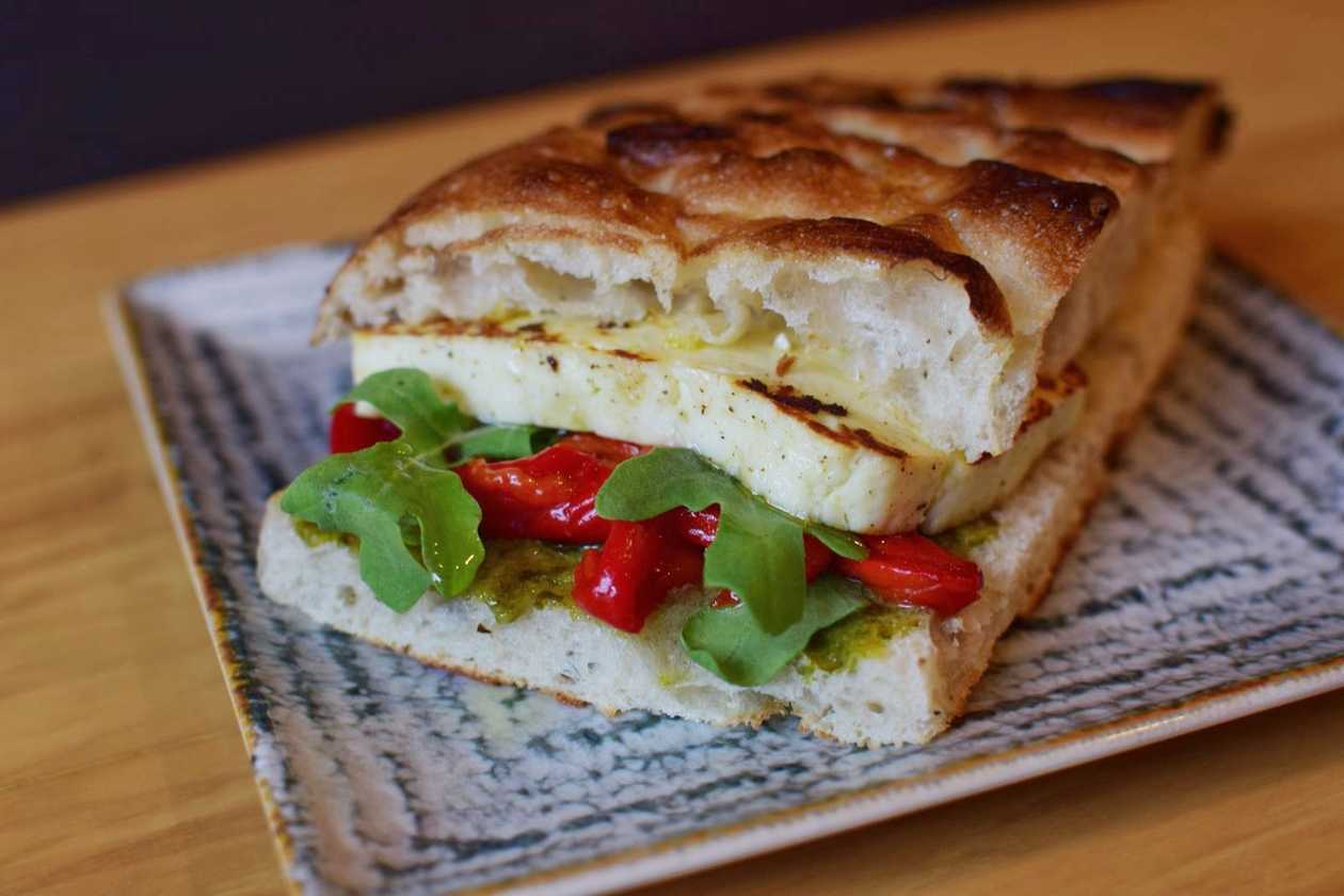 HALLOUMI MEDITERRANEAN FOCACCIA