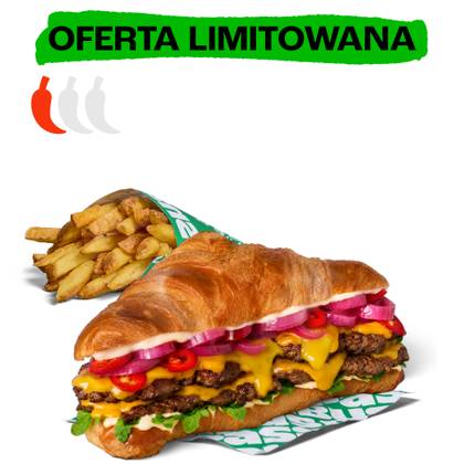 PODWÓJNY KROSANT MANGO-CZILI ZESTAW