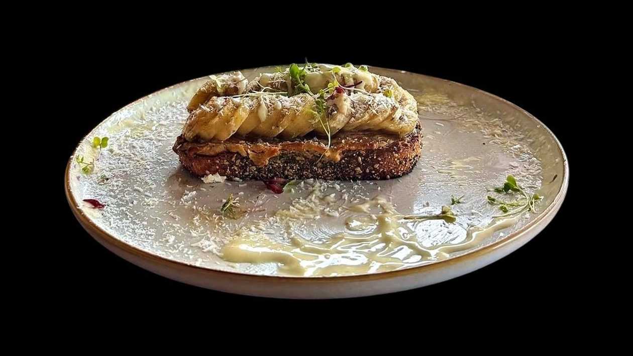 Peanut butter and banana toast