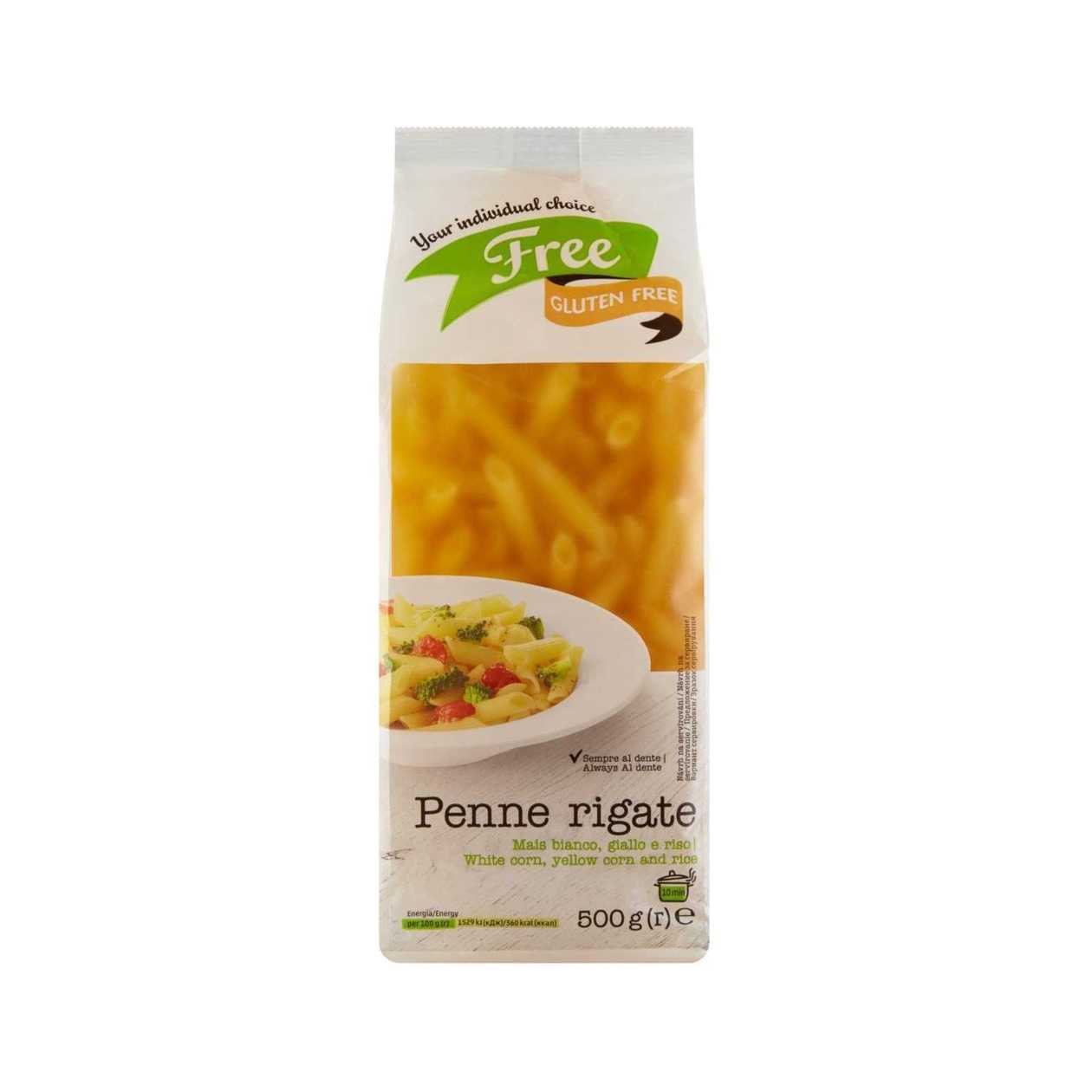 FREE Gluten free penne corn-rice 500g