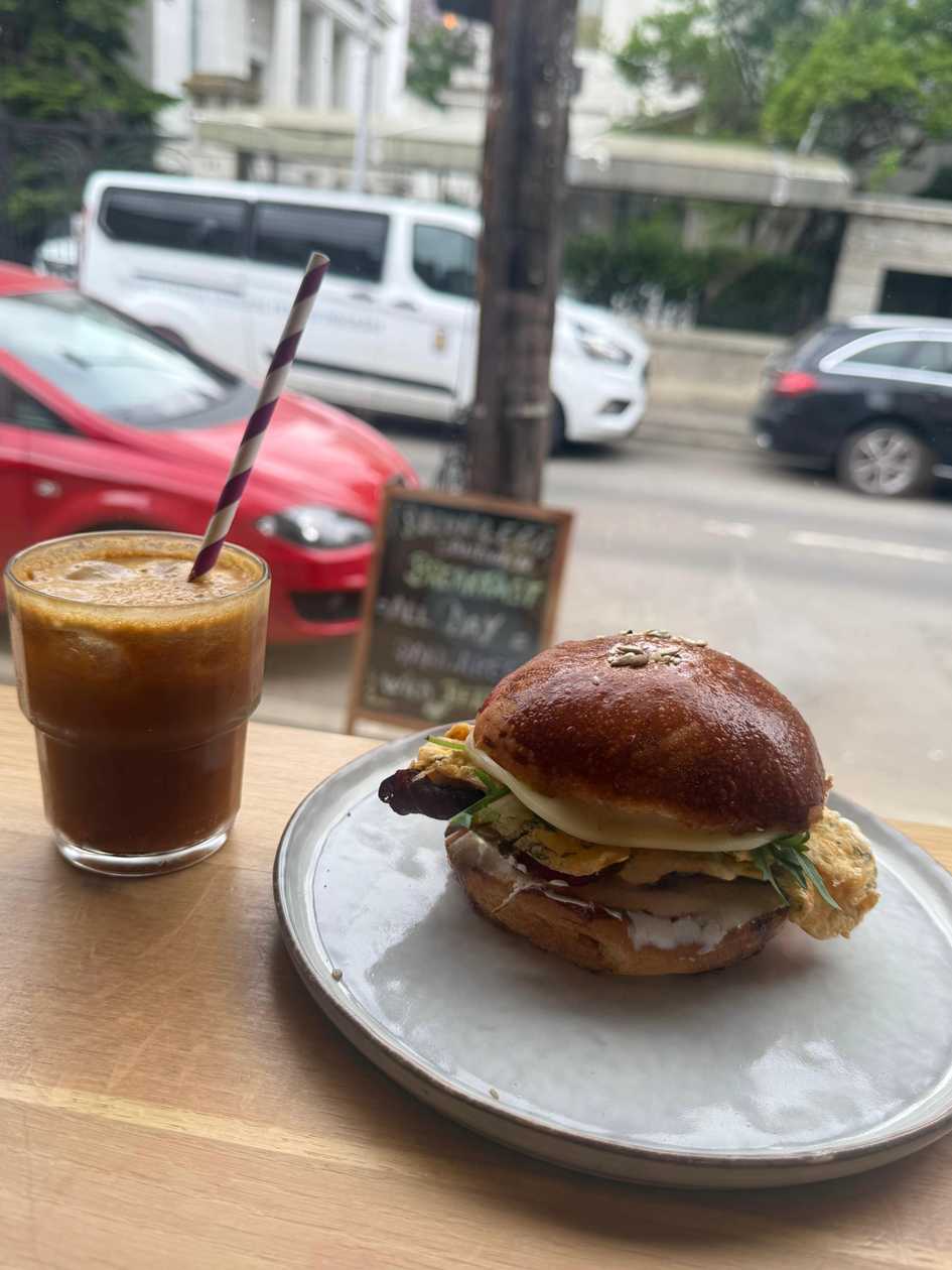 BACON AND EGG BRIOCHE