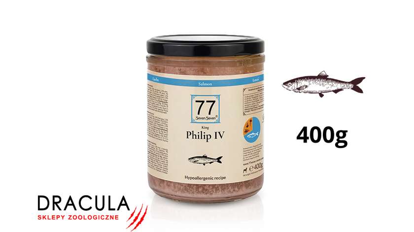 New 77 Philip IV with salmon 400g