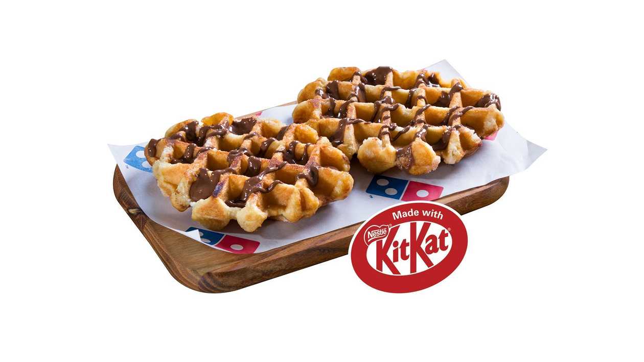 Gofry belgijskie made with KITKAT®