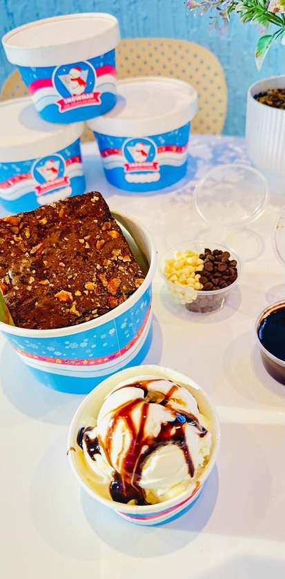 Snowman Brownie Combo