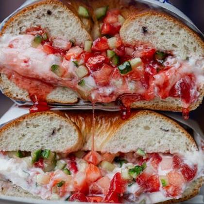Strawberry Bagel