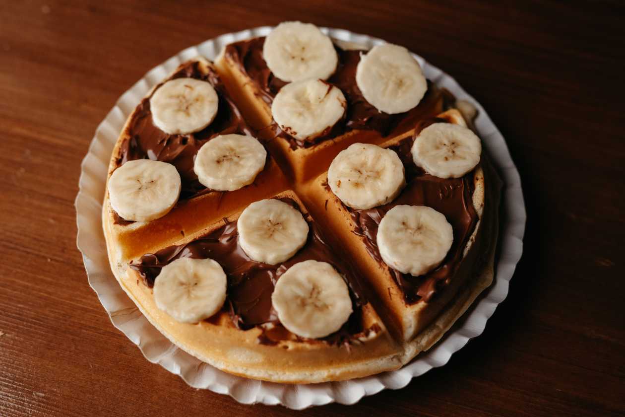 Waffe Malena Nutella si Banane