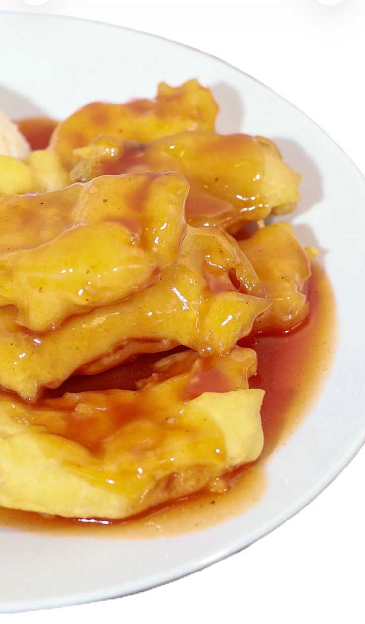 Fish fillet in tomato sauce