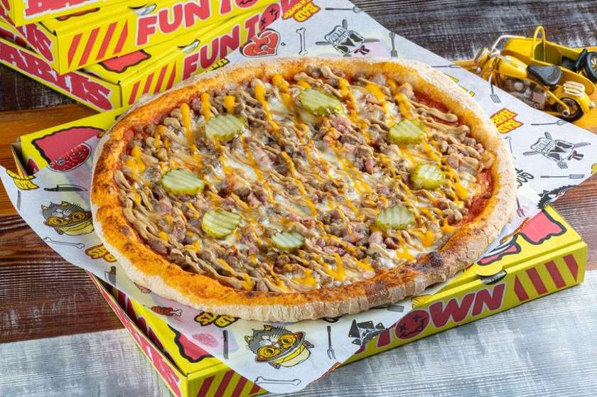 5. Cheeseburger pizza Ø 30sm