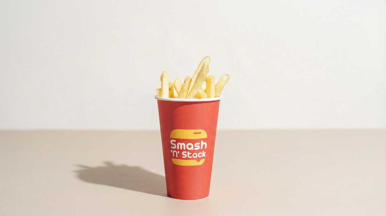 Skin on fries