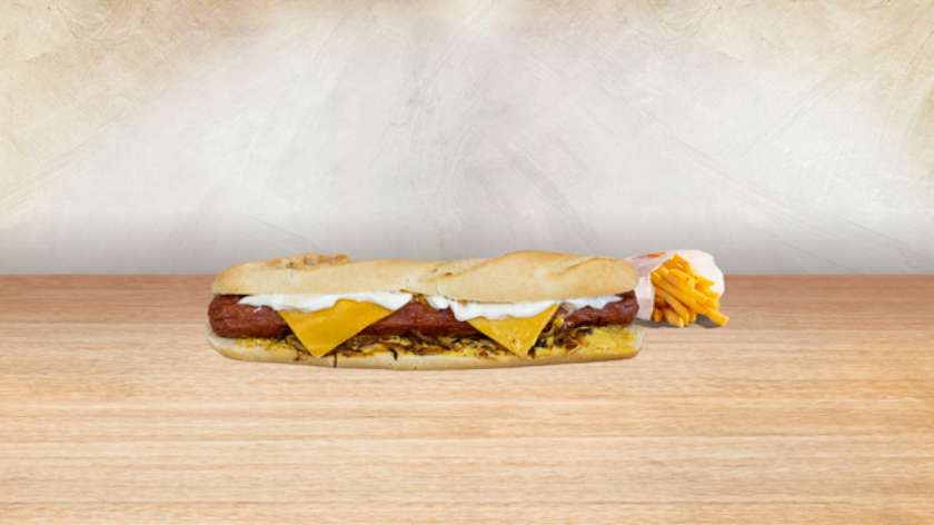 MUSTARD HOT DOG & Small Fries
