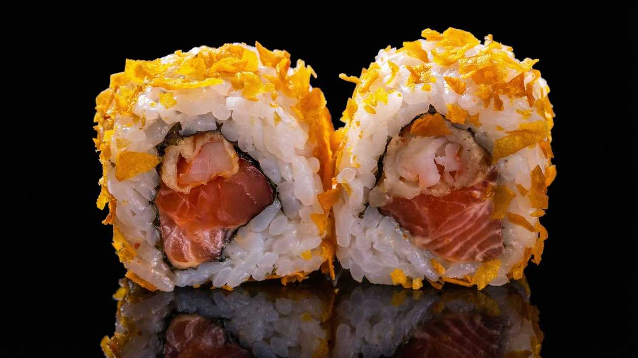 Sake ebi batat maki