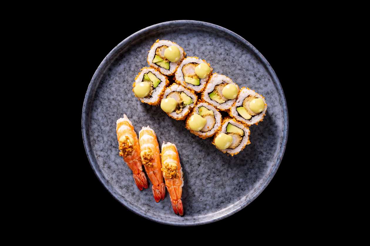 Crispy ebi set