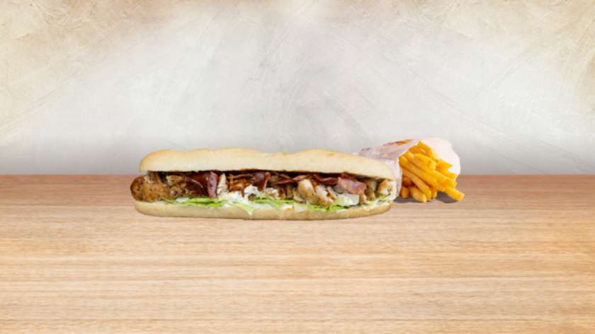CHICKEN BAGUETTE & Small Fries