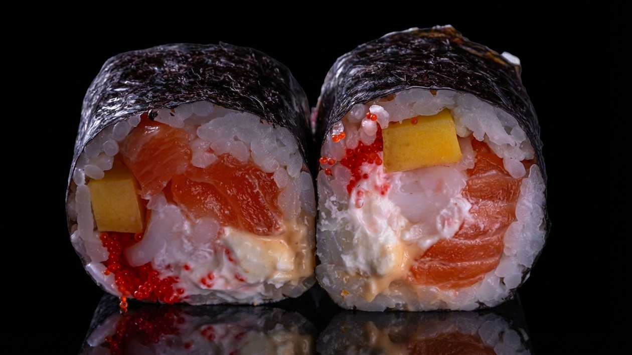Sake ebi mango
