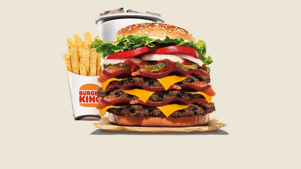 Triple Whopper Fully Loaded Medium Meal