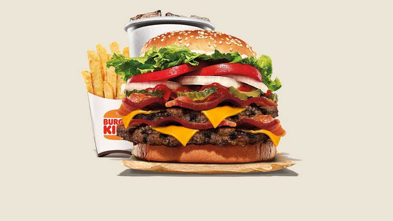 Double Whopper Fully Loaded King Meal