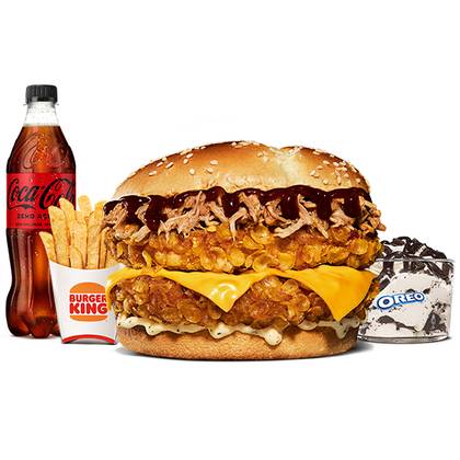 Pulled Pork Double Chicken Meal