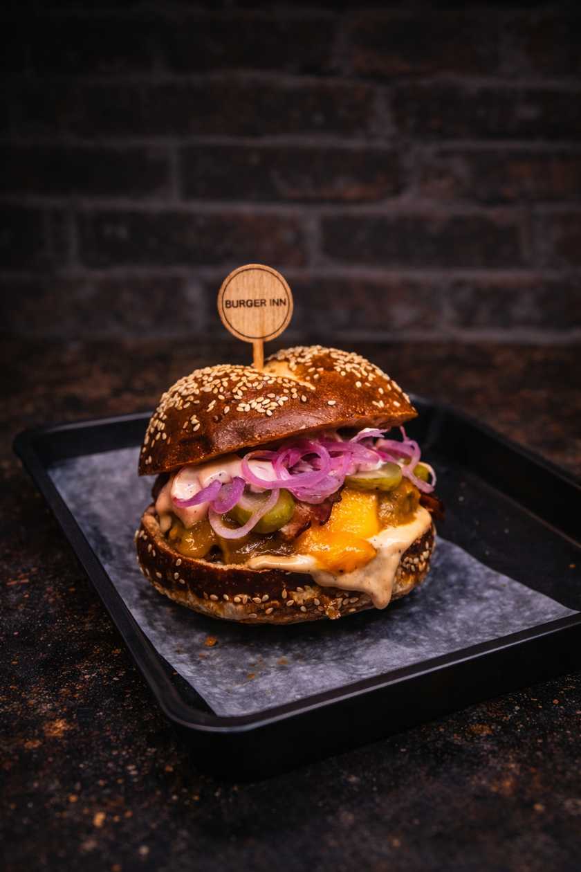 Red Leicester Burger