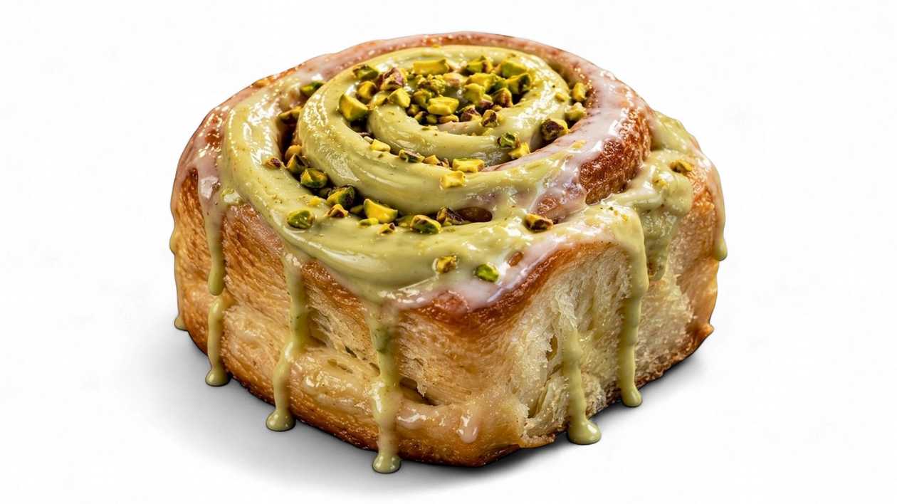 Homemade Pistachio Cinnamon Swirl