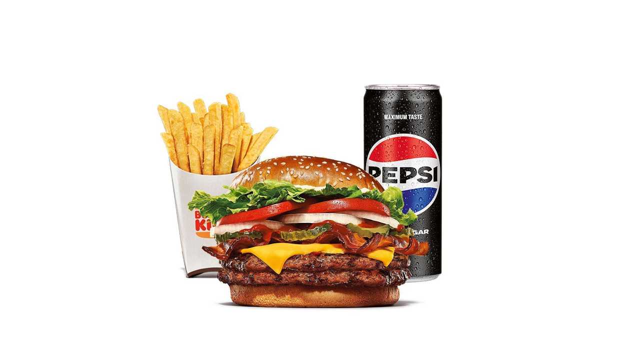 Double Bacon & Cheese Whopper Menu