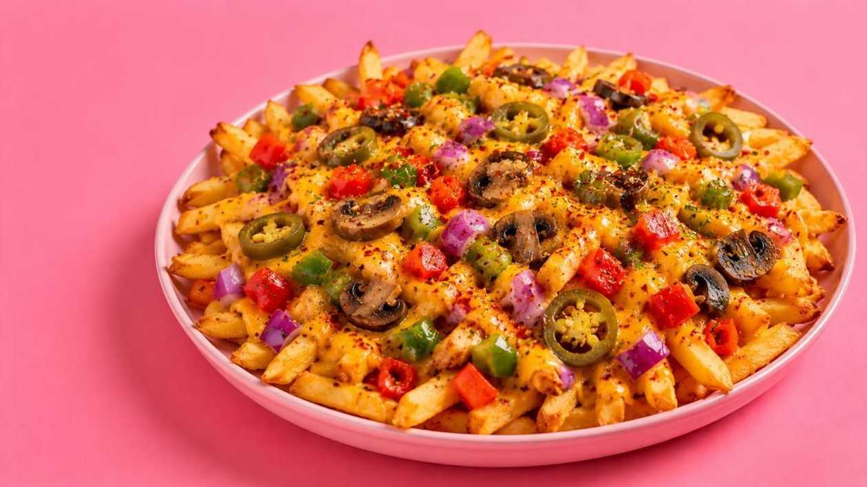 Loaded fries with Vegetables