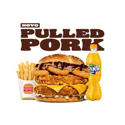 Menu Pulled Pork & Onion Double Crispy