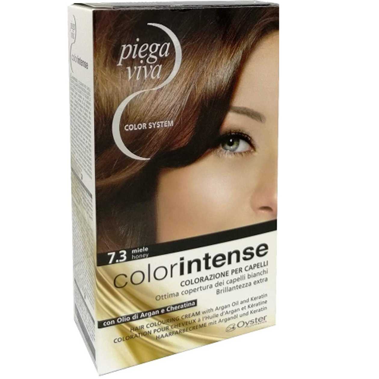 Piega Viva - Hair Dye with Argan Oil and Keratin 7.3 Honey Blonde 024044