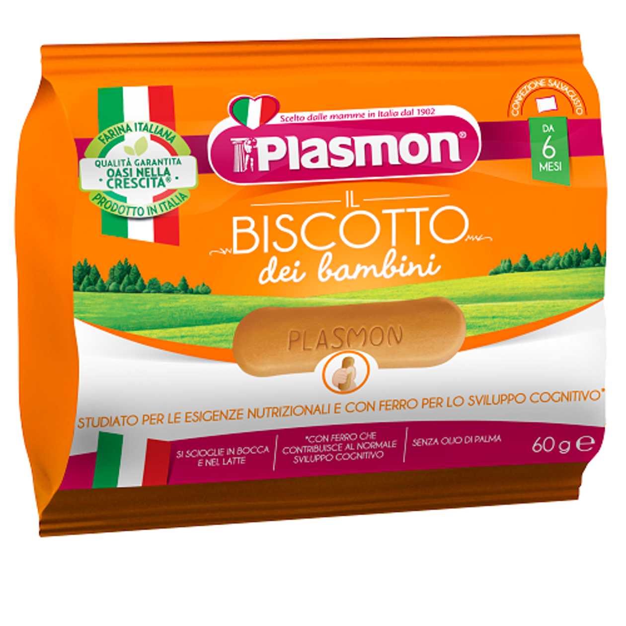 Plasmon - Crumbly Biscuit /6m+/ 60g 9281