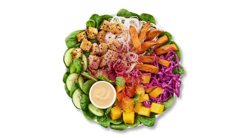Sałatka Tofu Mango