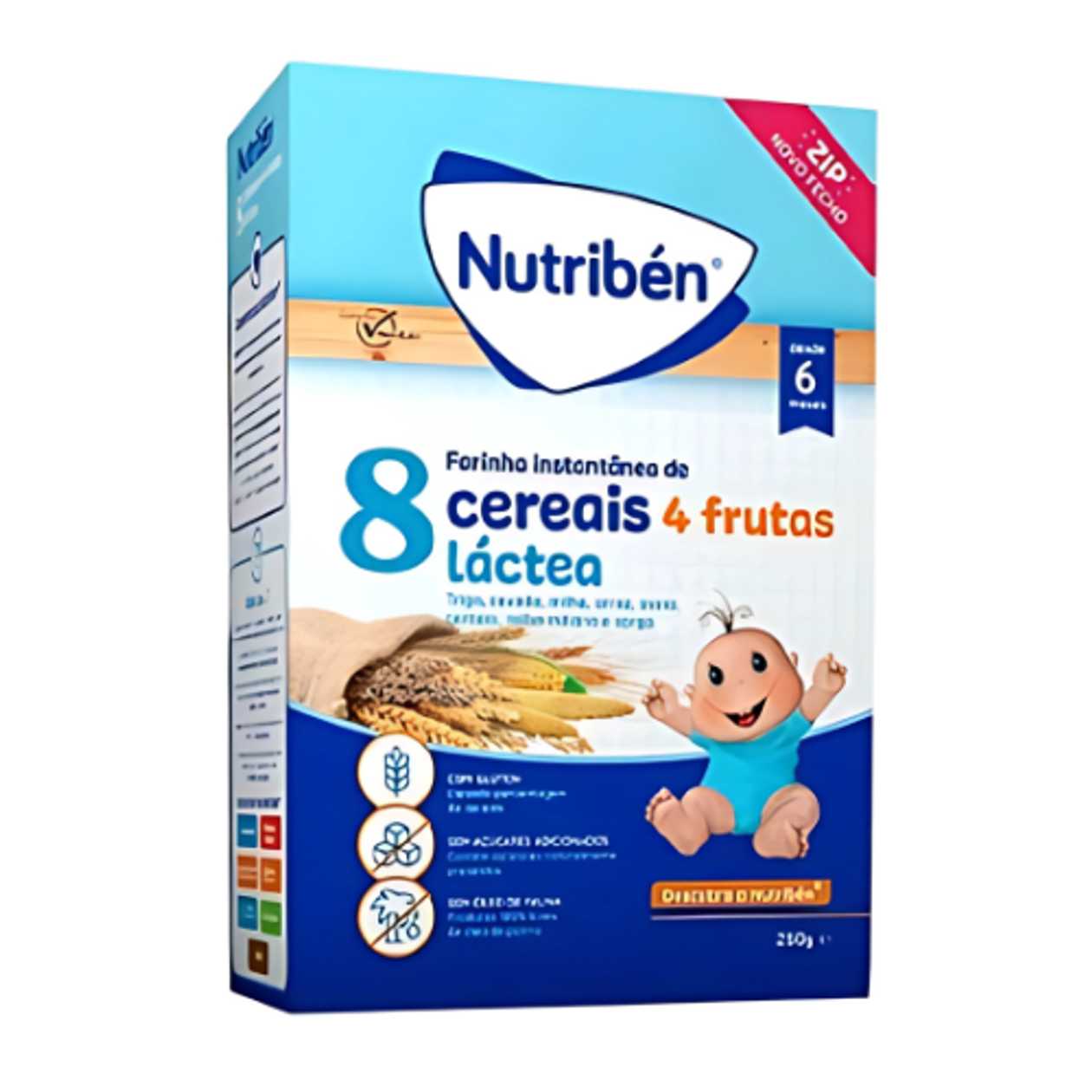 Nutribene - Milk Porridge with 8 Grains and 4 Fruits /6m+/ 250g 0456/7497/9200/8934