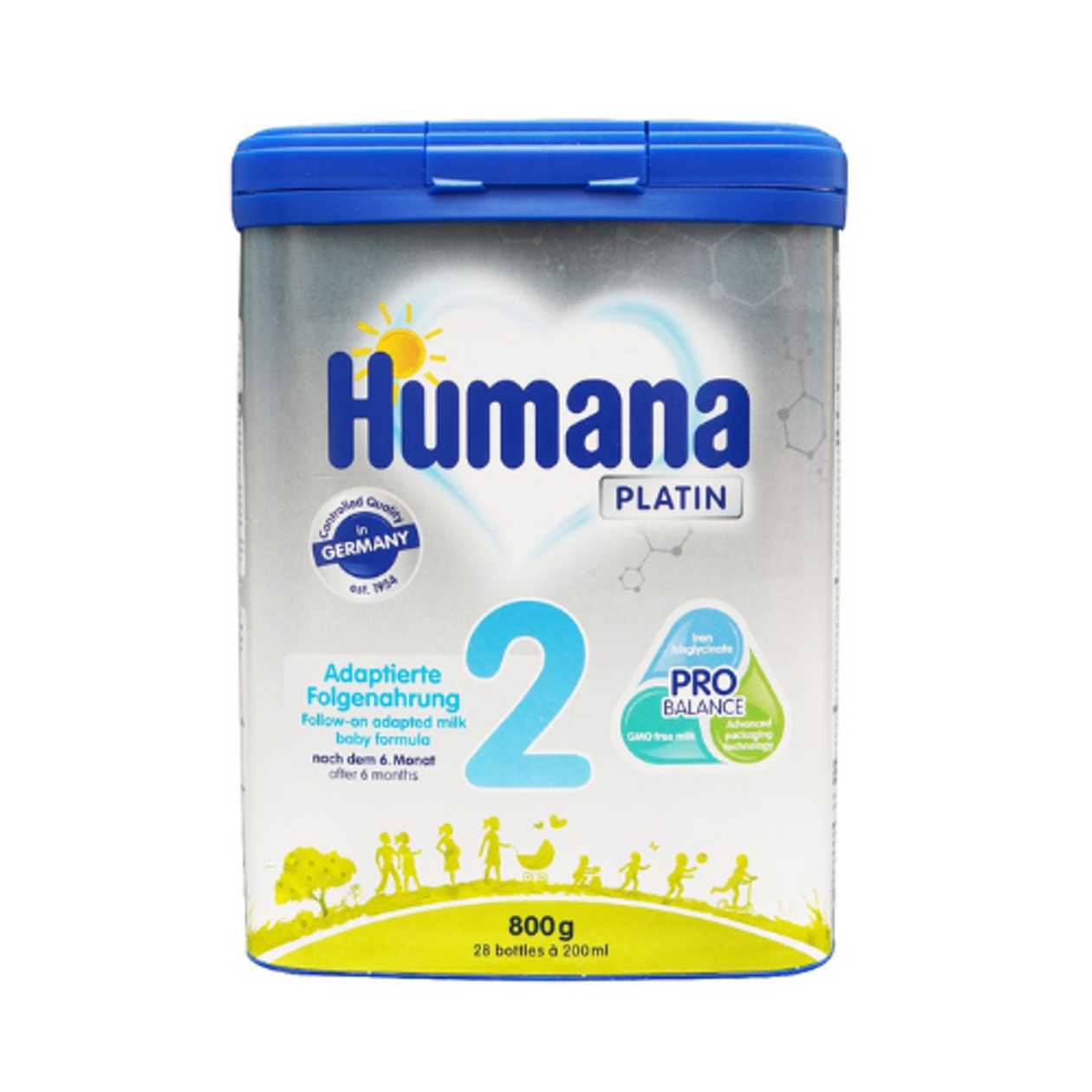 Humana - Milk Platinum 2 MP My Fexi /6-12 months/ 800g 0191/2170/8391