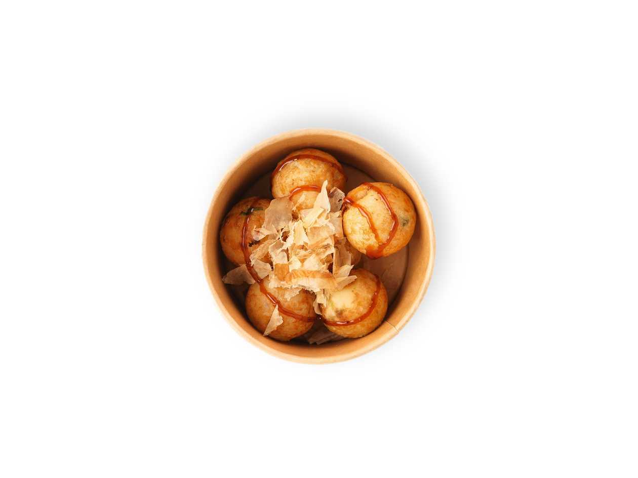 Takoyaki octopus balls