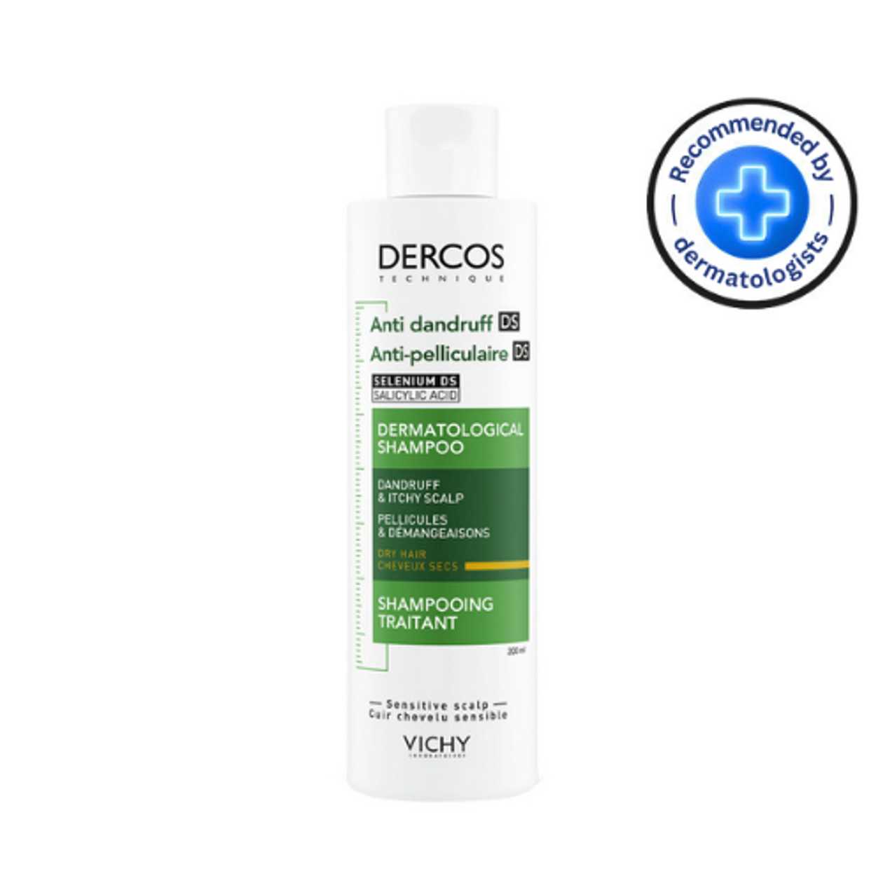 Vichy - Dercos Anti-Dandruff Shampoo for Dry Hair 200ml 0262/9861