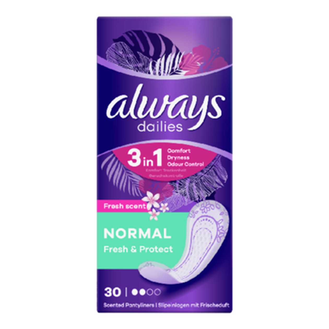 Olways - Daily Sanitary Pads Fresh /2 pcs/ 3545 #30