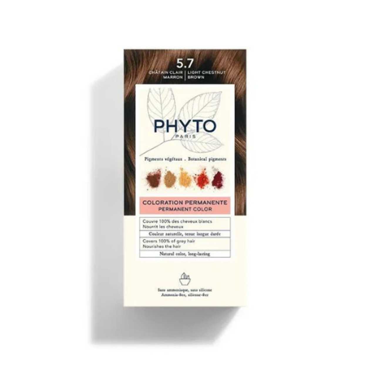 Phito - Color Hair Dye N5.7 Light Chestnut Brown 0961/9317/9614/2624
