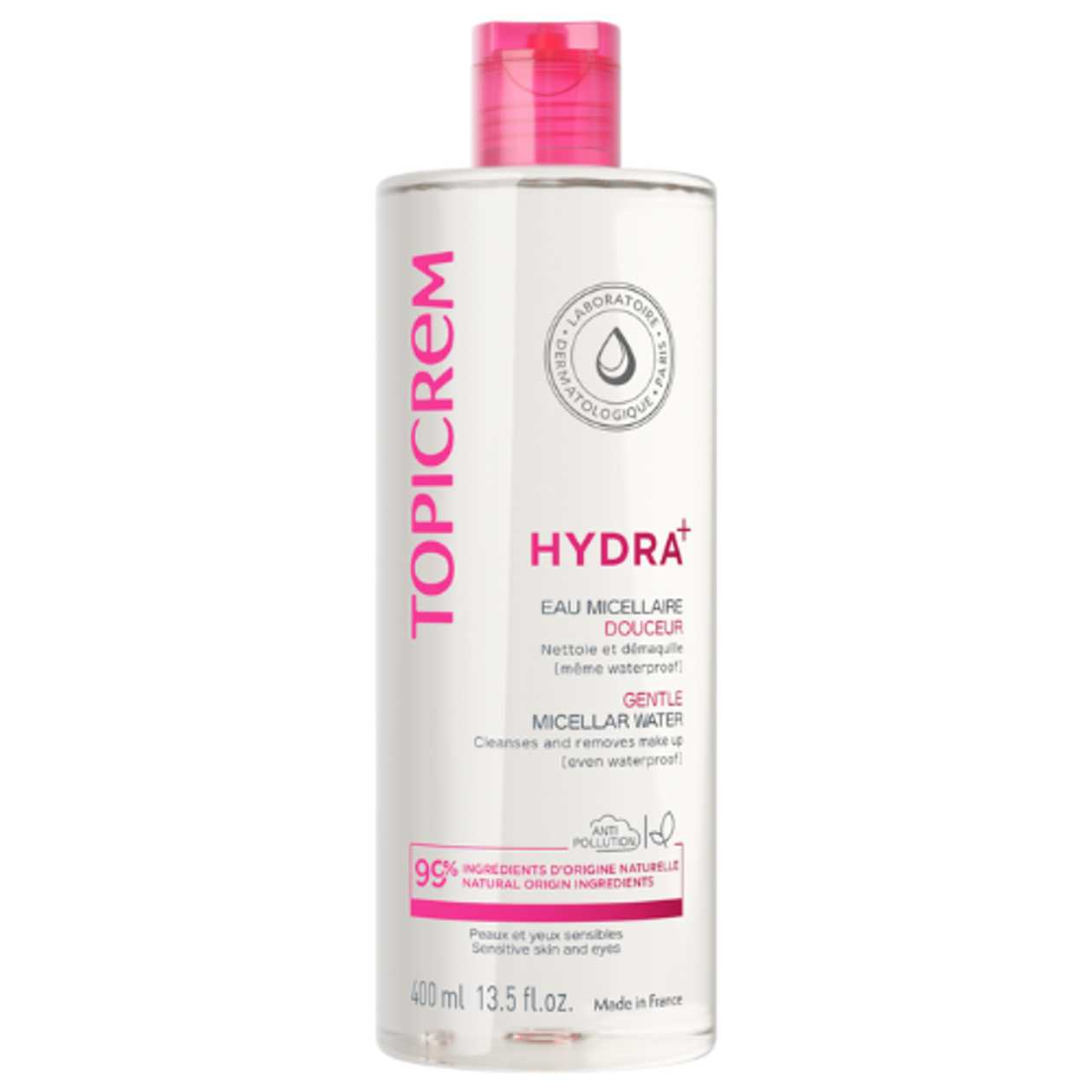 Topicreme - Micellar Cleansing Water for Face/Eyes for Very Sensitive Skin 400ml 3214
