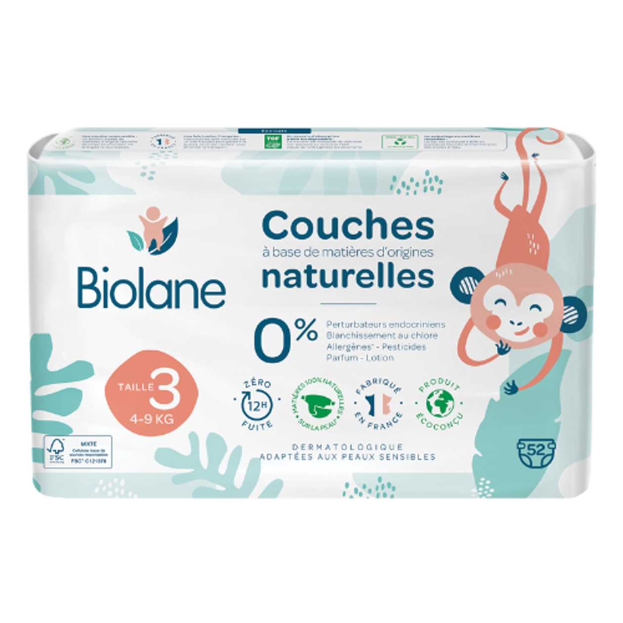 Bioline - Baby Diaper Z-3 /4-9kg/ 0082 #52