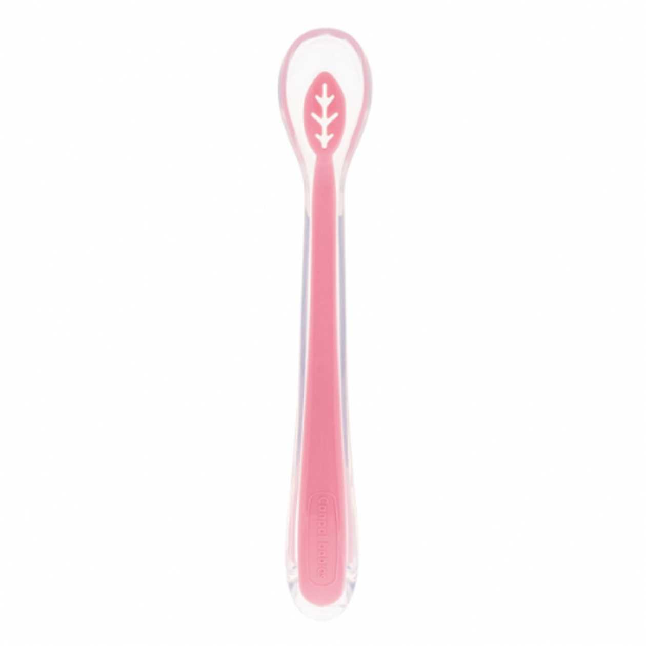 Canpol - Pink Silicone Spoon 51/010
