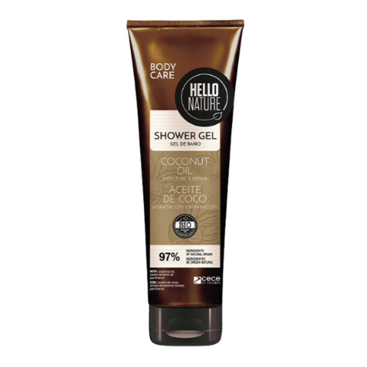Hello Nature - Coconut Moisturizing and Restorative Shower Gel 250ml 5258