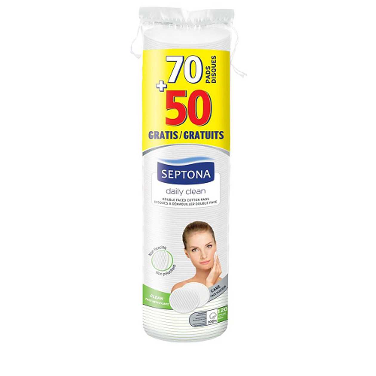 Septona - Cotton Discs DUO (70+50) 2046/732/741 #120