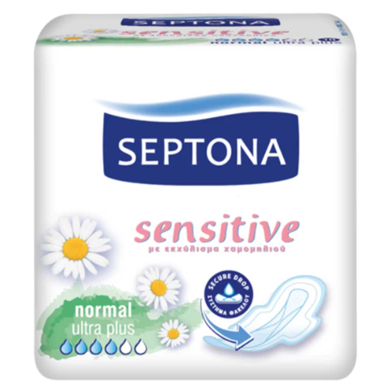 Septona - Hygienic Pads for Sensitive Normal /4 pcs/ 2105/0016/00021/1015 #10