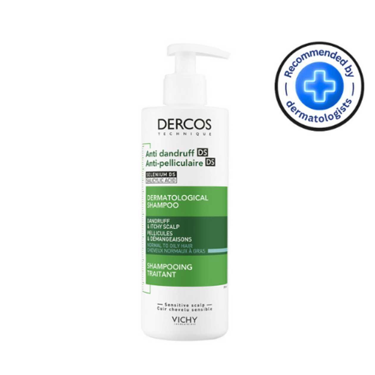 Vichy - Dercos Anti-Dandruff Shampoo for Oily Hair 390ml