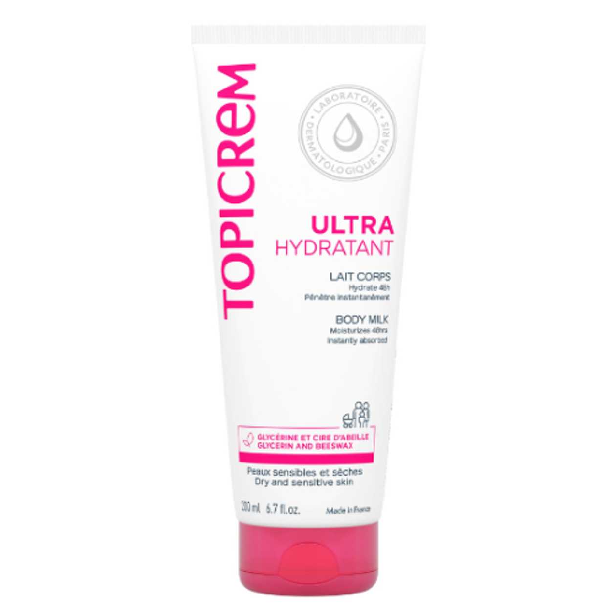 Top Cream - Body Milk Ultra Moisturizing for Dry/Sensitive Skin 200ml 2361