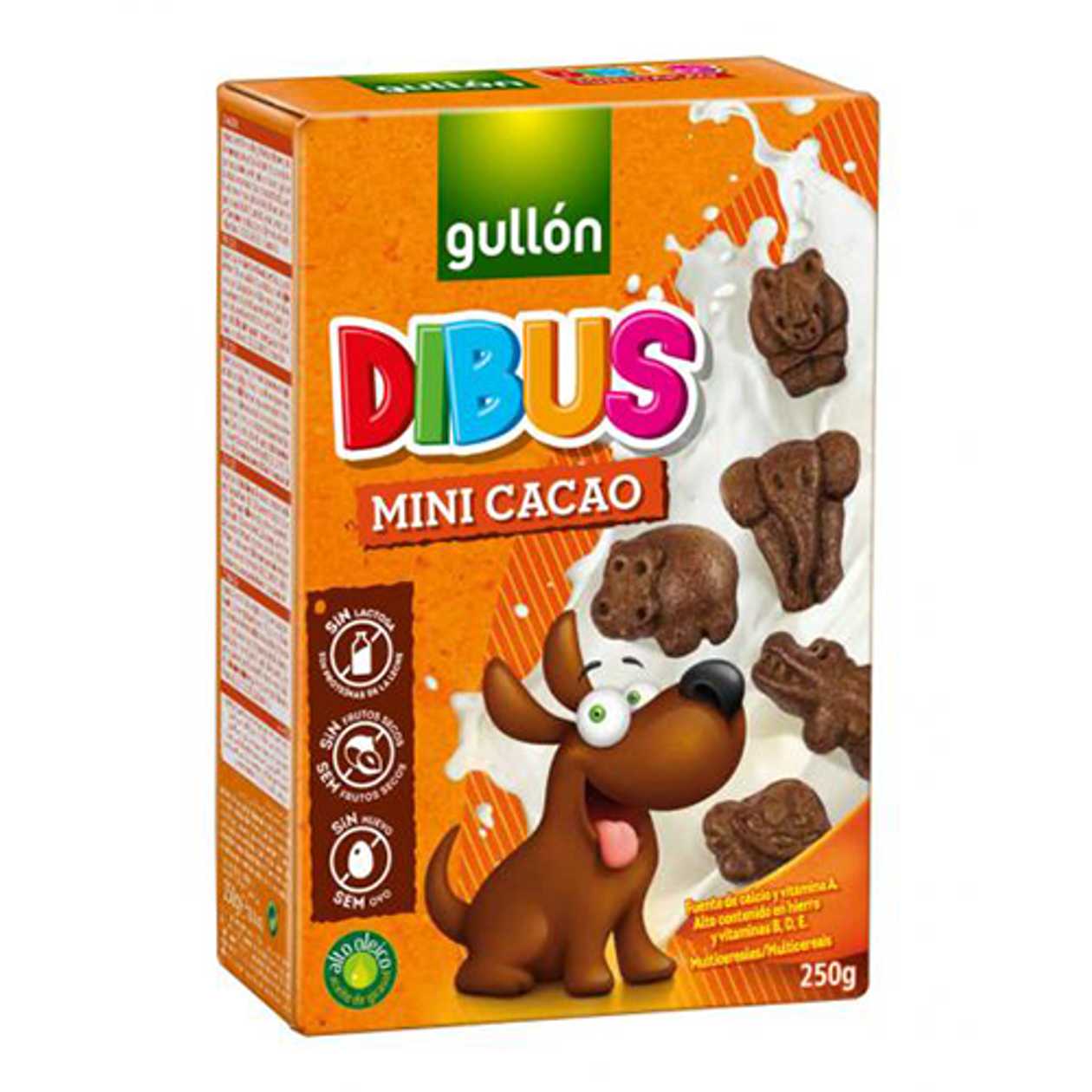 Guloni - Children's Lactose-Free Cocoa Cookies 250g 2256