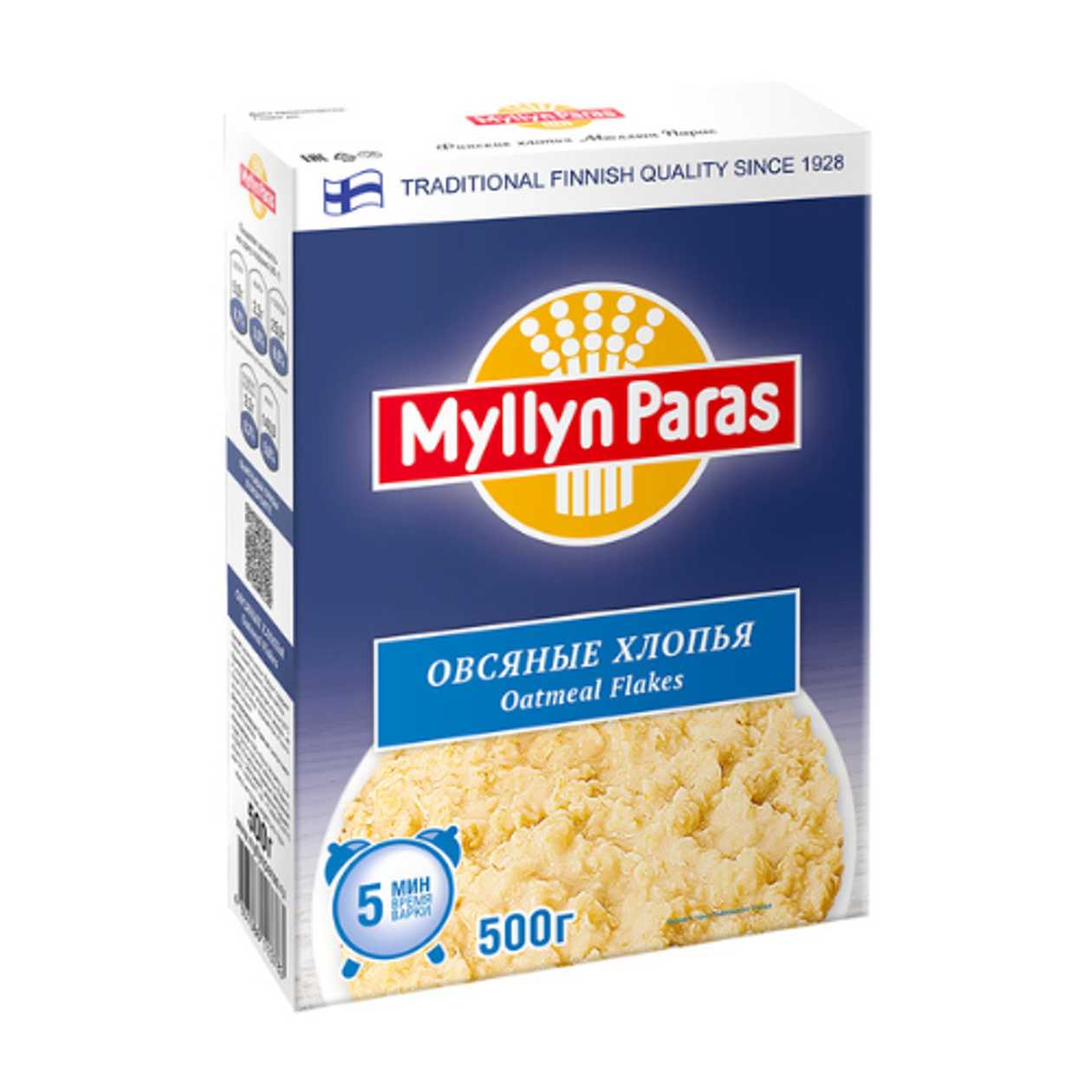 Milin Parasi - Urfi Oatmeal "1928" Flakes /5min/ /1yr+/ 500g 3783