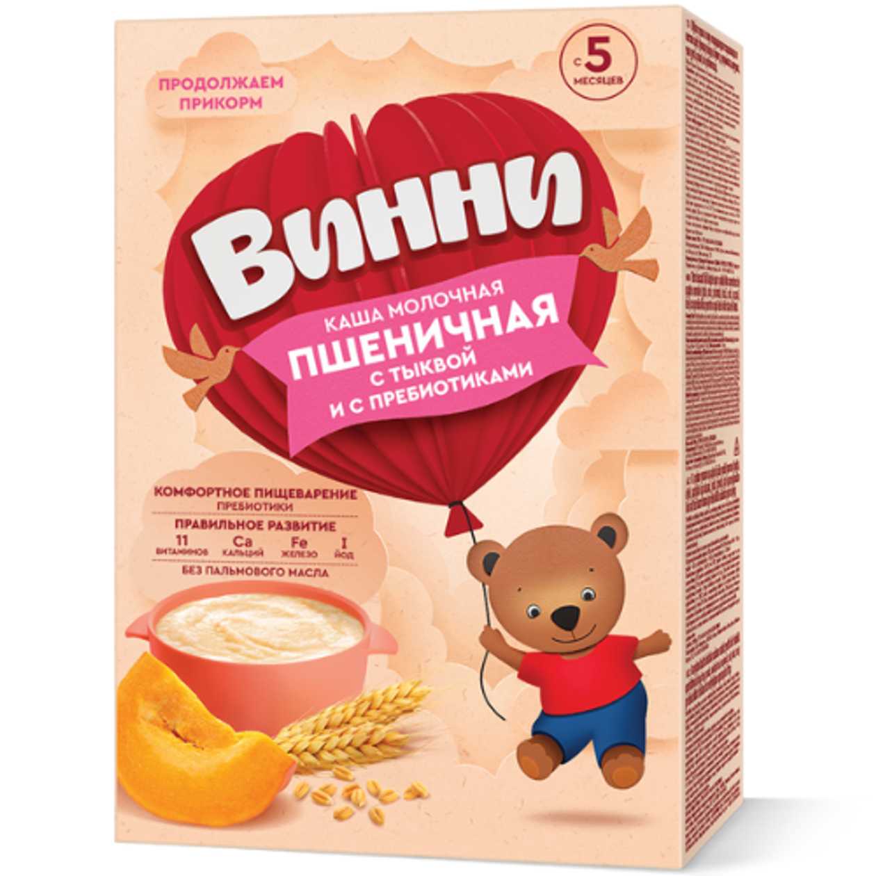 Vini - Wheat Porridge with Milk and Probiotics for 5 Months+ / 200g