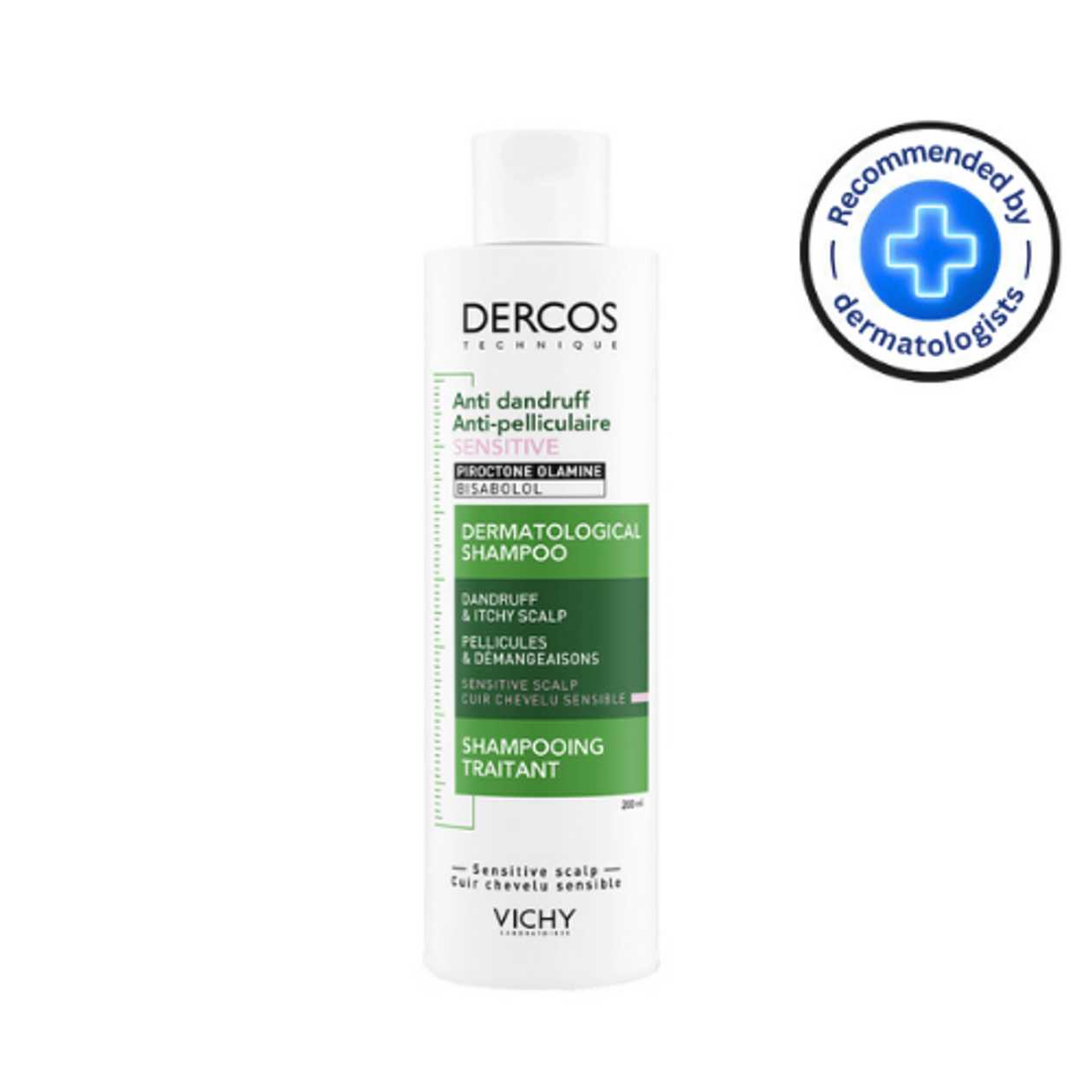 Vichy - Dercos Anti-Dandruff Shampoo for Sensitive Scalp Sulfate-Free 200ml 3394